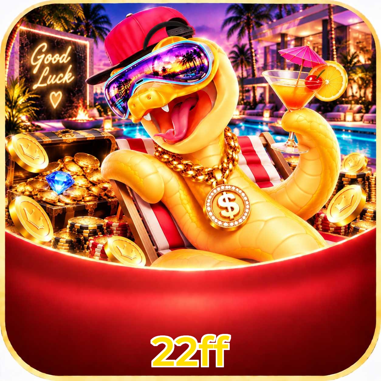 Catálogo de slots da 22ff com RTP médio de 96,52%